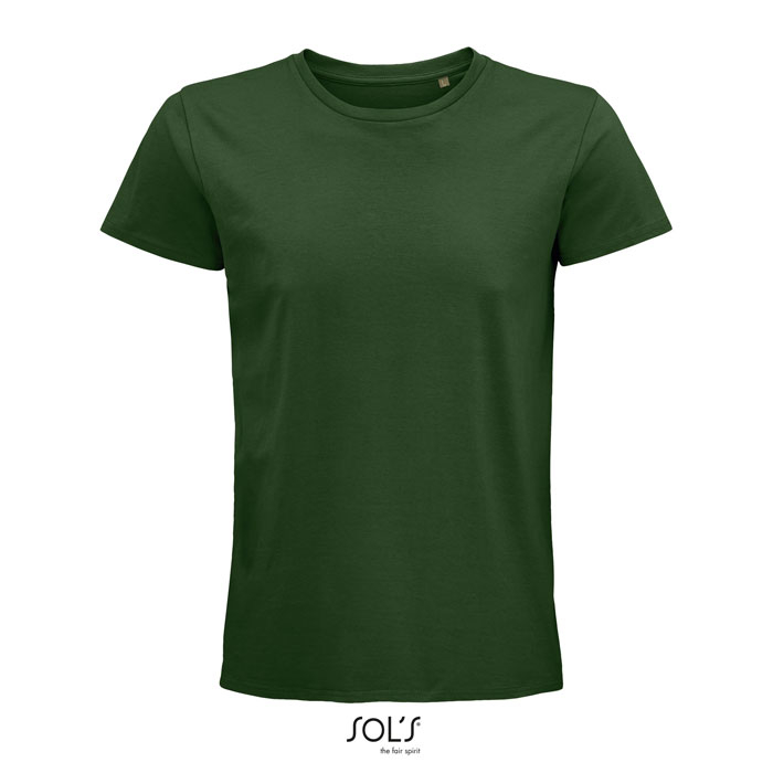 Tee shirt coton bio publicitaire homme 175g - PIONEER Vert bouteille